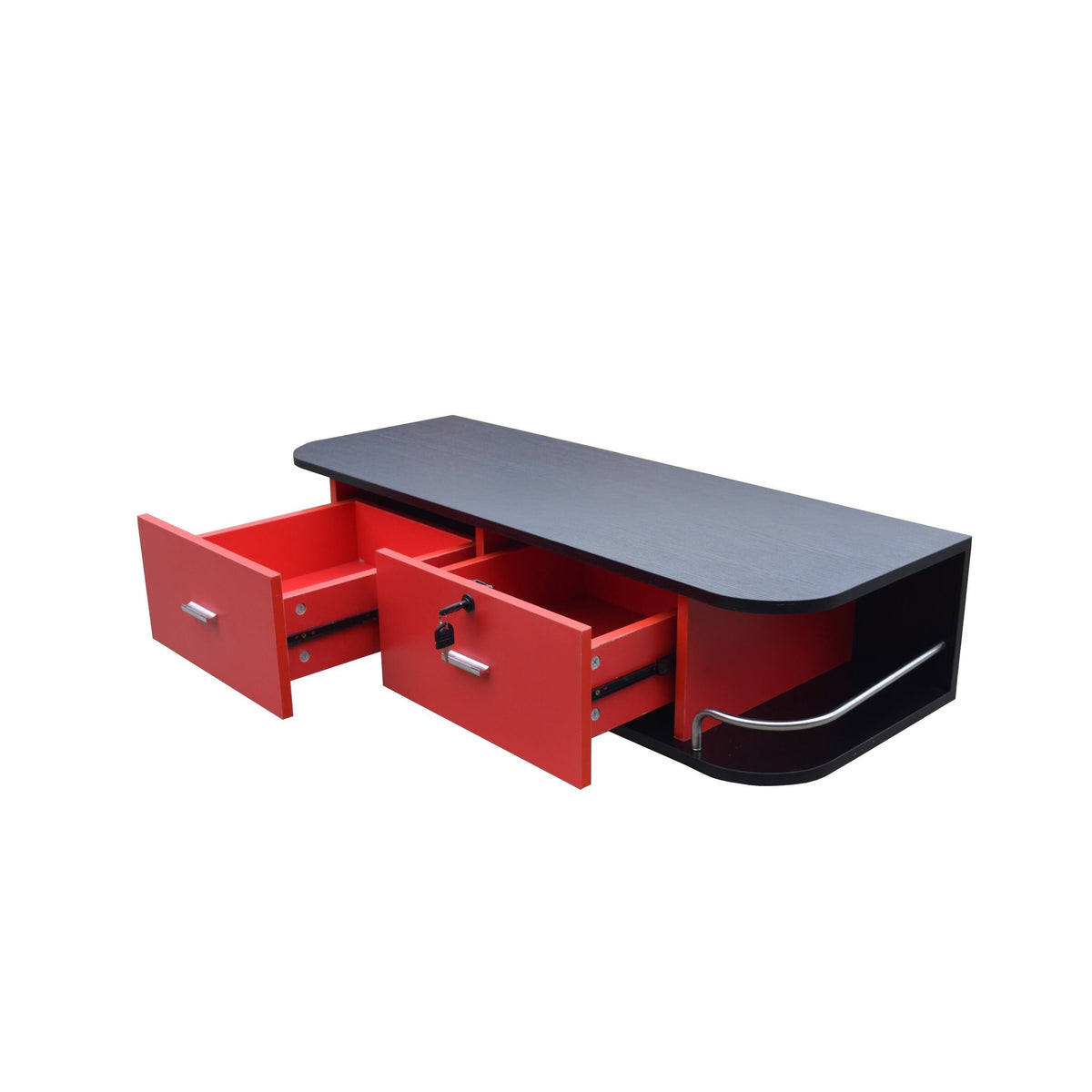 Black Locking Wall Mount Styling Station N3688