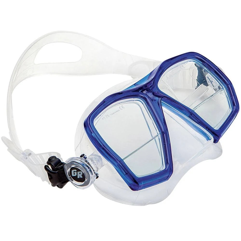 Bifocal Gauge Reader Mask with Magnifier Lens (Blue) C690