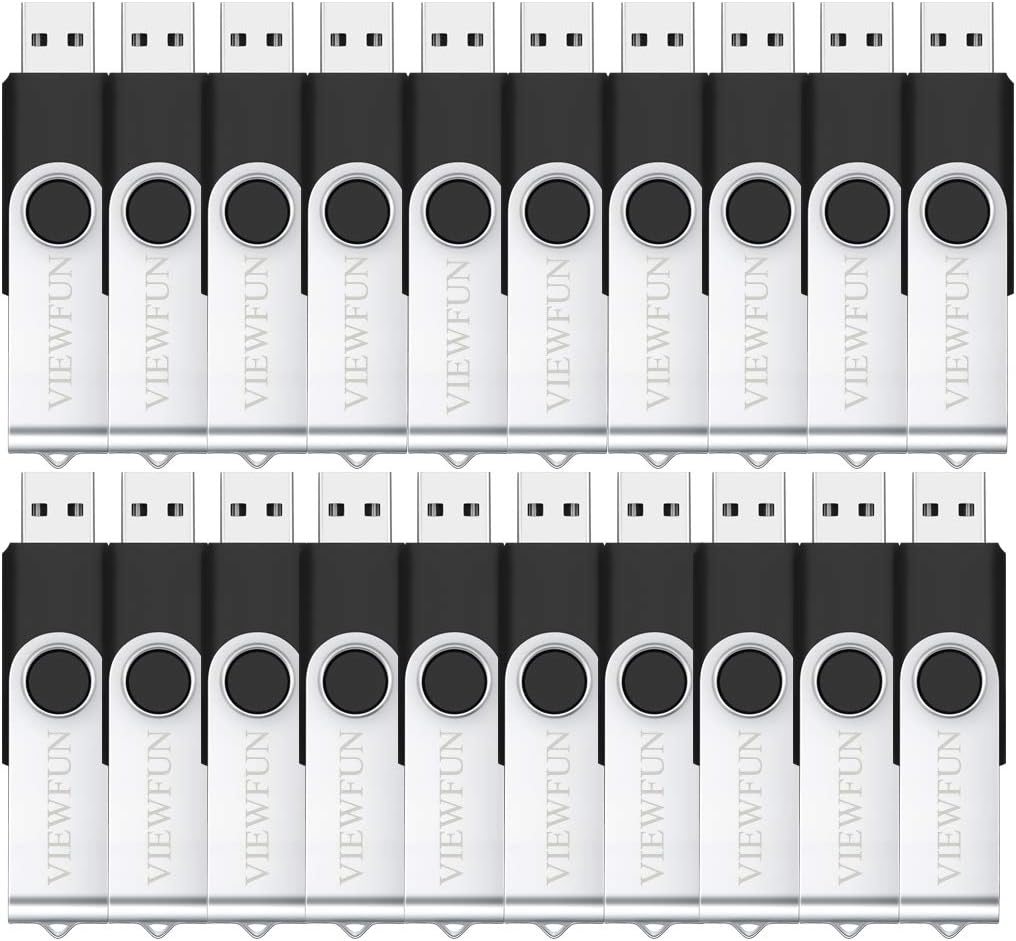 16GB 20 Pack USB 2.0 Flash Drive with LED Indicator and Lanyards S99043