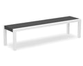 Satin White Slate Grey Bench C670973