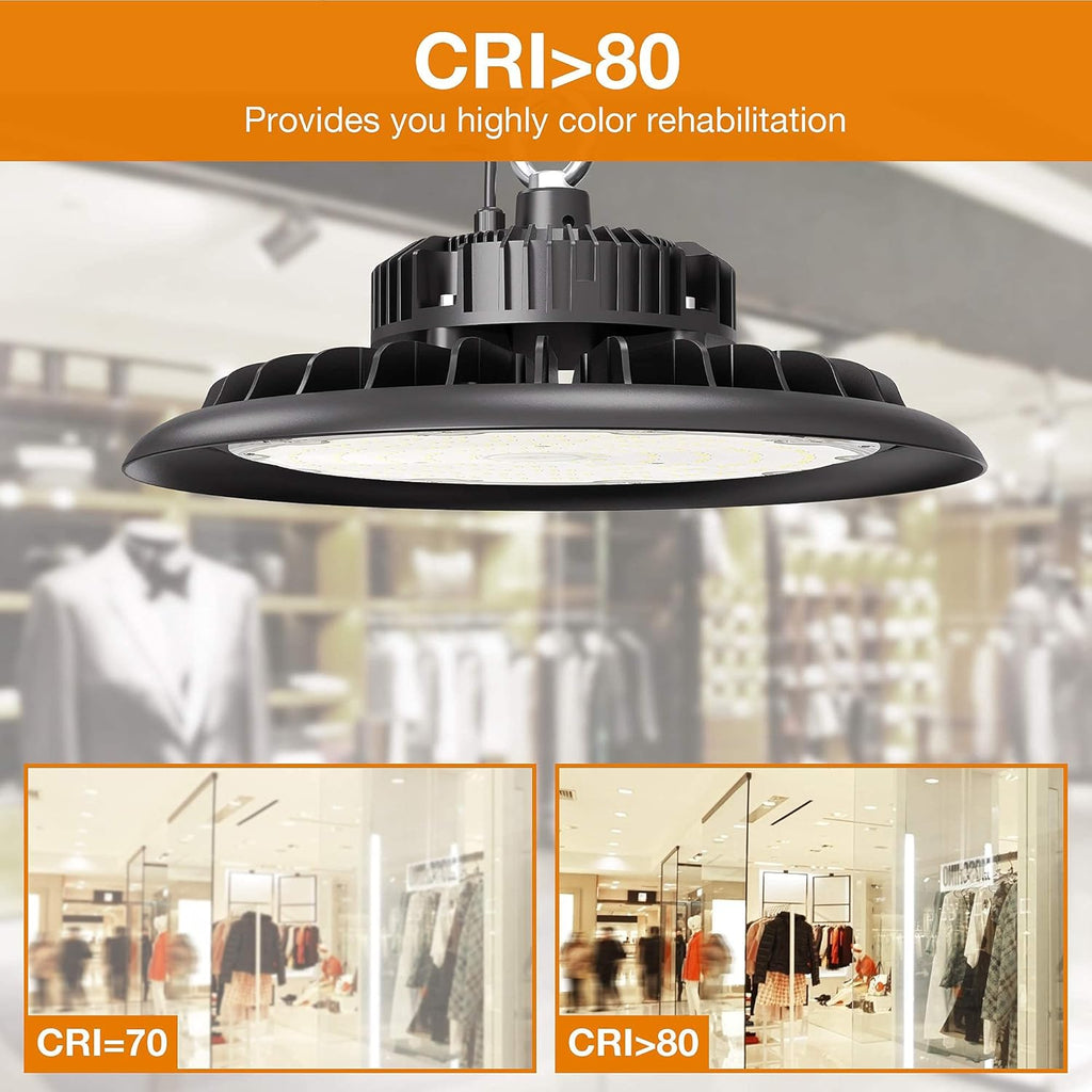 150W 5000K LED High Bay Light with US Plug 5’ Cable Z67484
