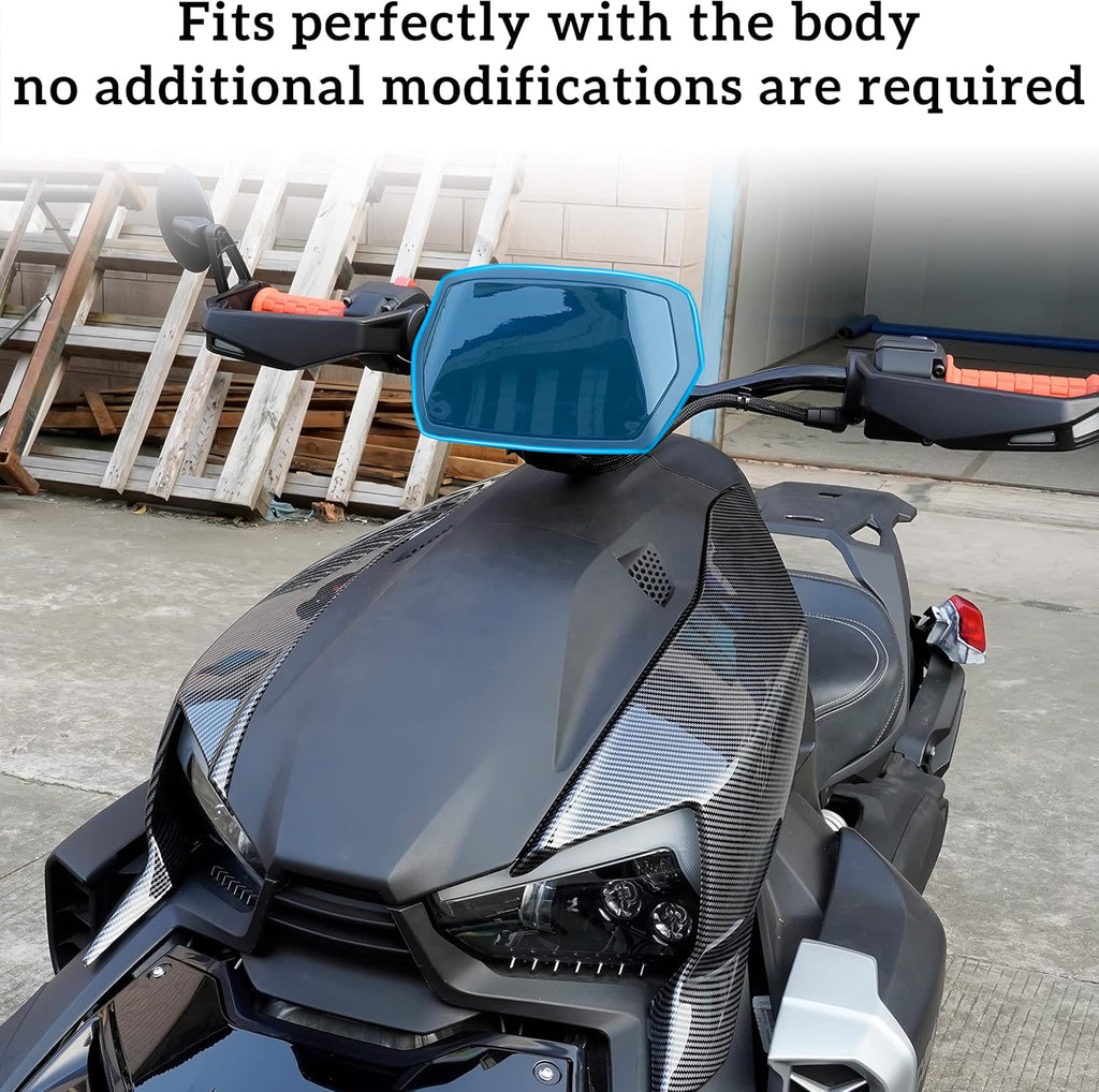 Black Gauge Spoiler Kit for Can-Am Ryker (1PCS, Pack of 2) G132
