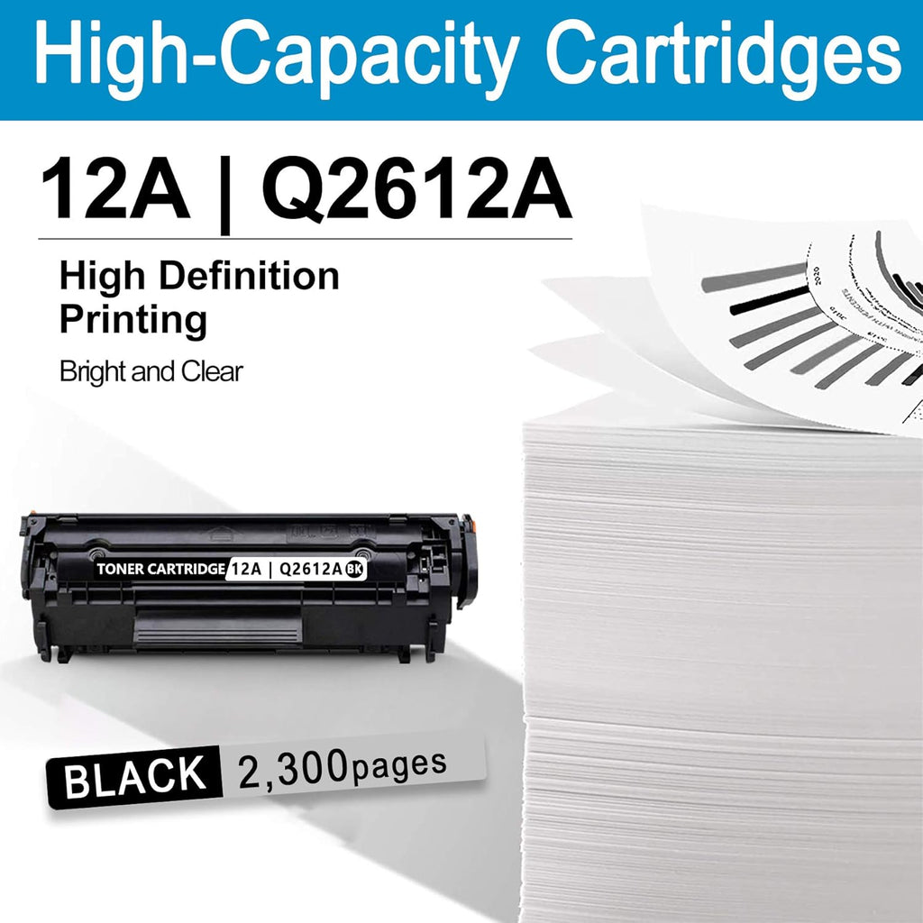 Black High Yield Toner Cartridge 12A O744377