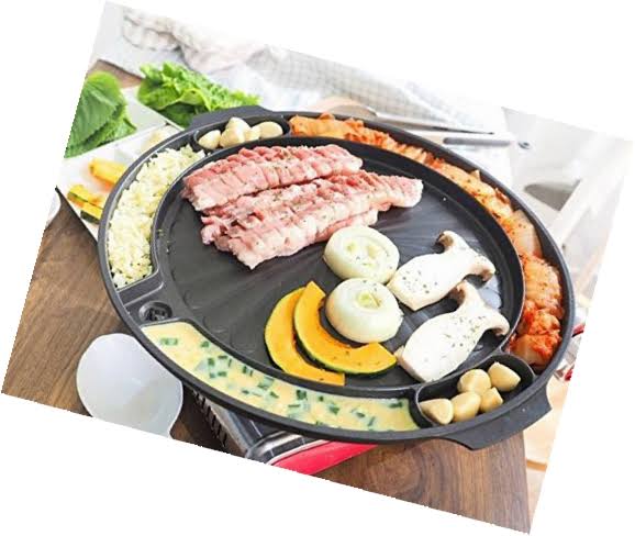 Korean BBQ Non-Stick Stovetop Grill Pan U939673