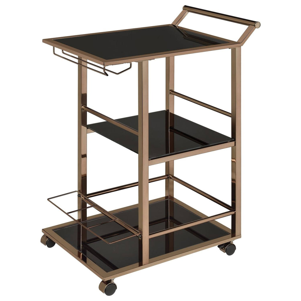 Black Serving Cart D503