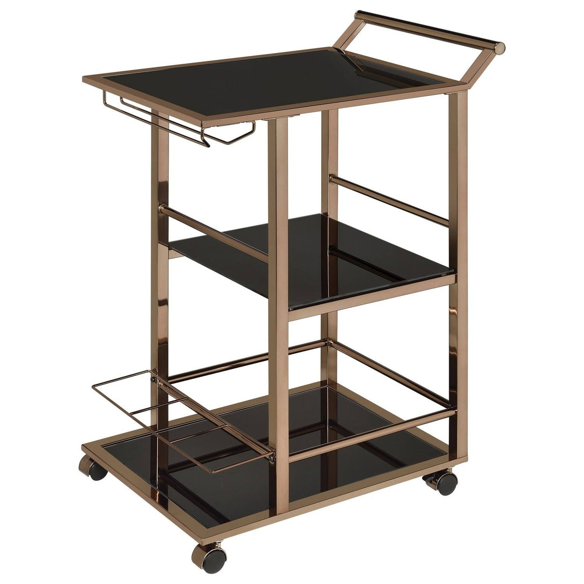 Black Serving Cart D503