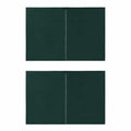 Green PE Party Tent Sidewall 2 pcs with Zipper B83653