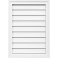 PVC Vertical Surface Mount Gable Vent with Brickm Z63493