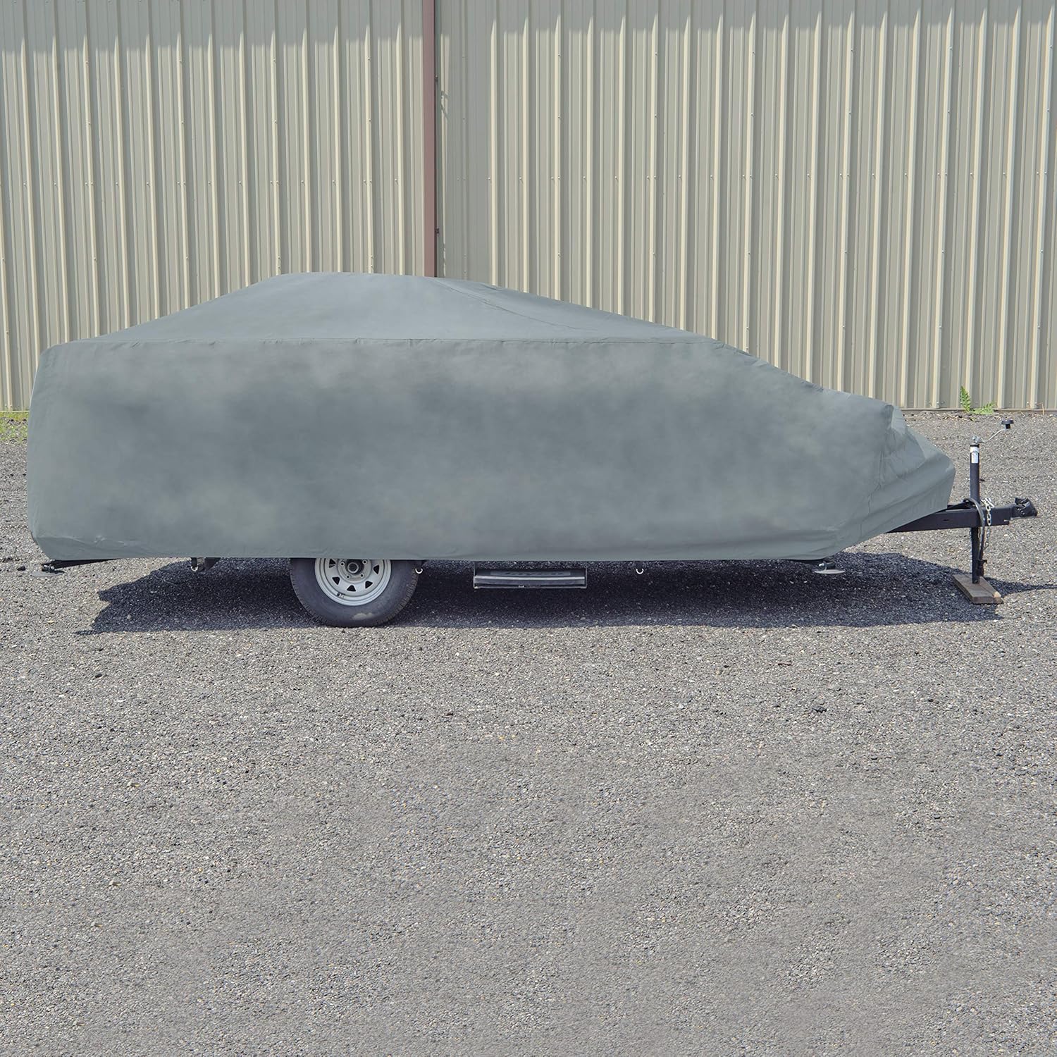 Folding Camper RV Covers, Gray, Polypropylene, Pack of 2 Z504