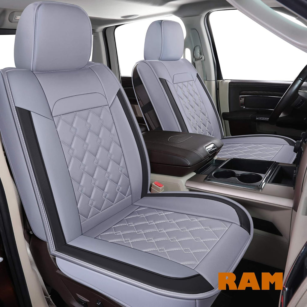 Black 2 pcs Ram Seat Covers A81935