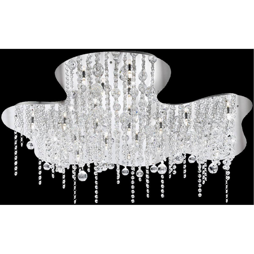 Chrome Flush Mount Light X6062