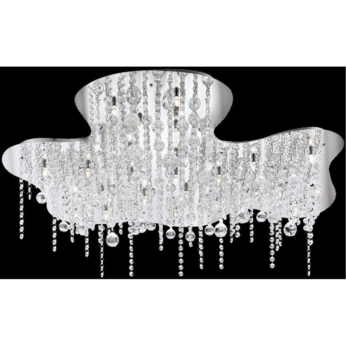 Chrome Flush Mount Light X6062