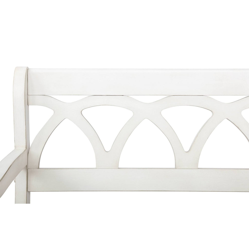 White Storage Bench R6175