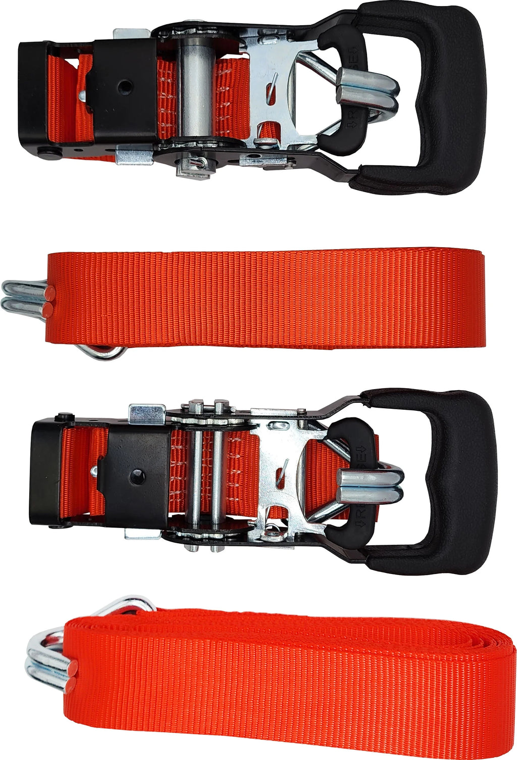 2 Pack Ratchet Tiedown with Combination Locks U348