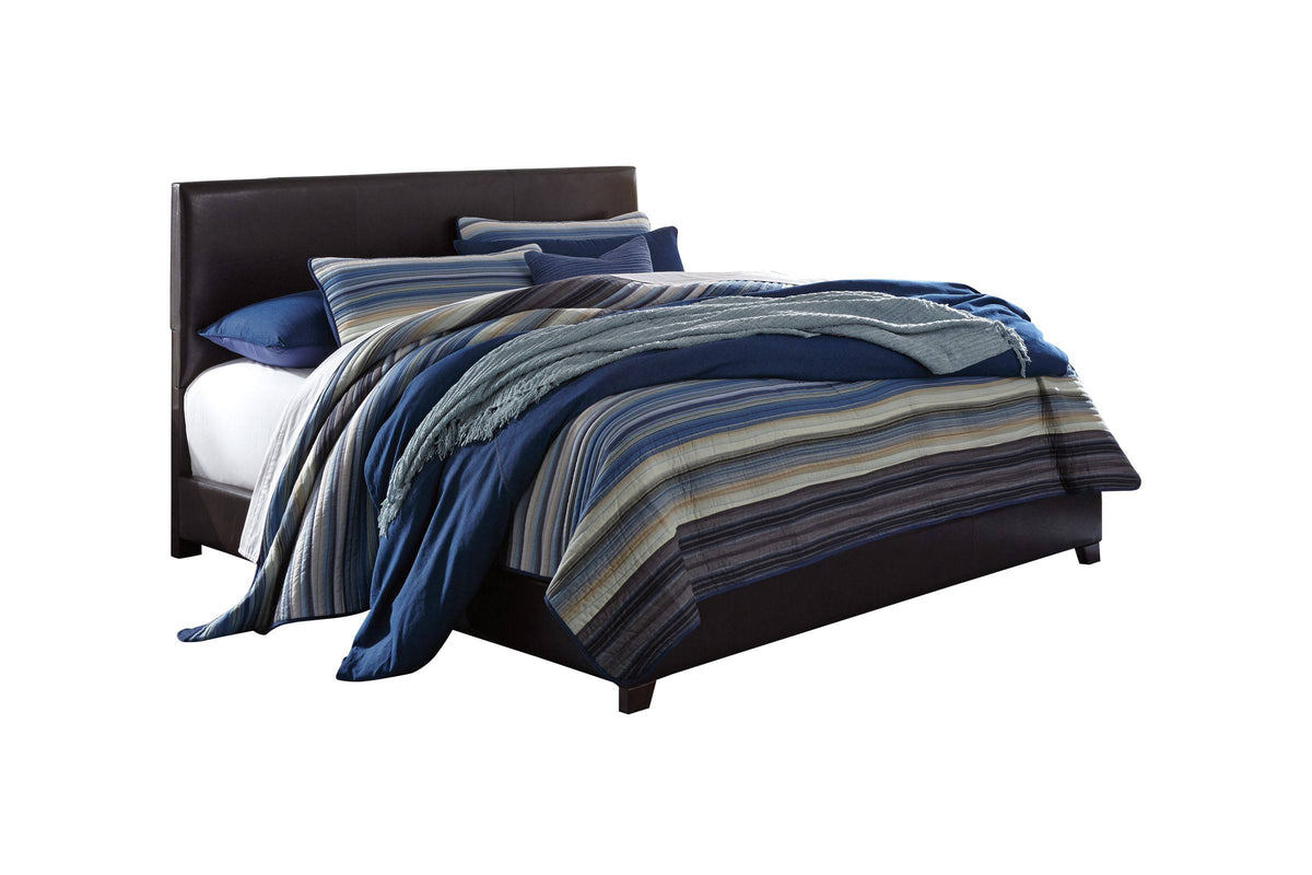 King Upholstered Panel Bed U808