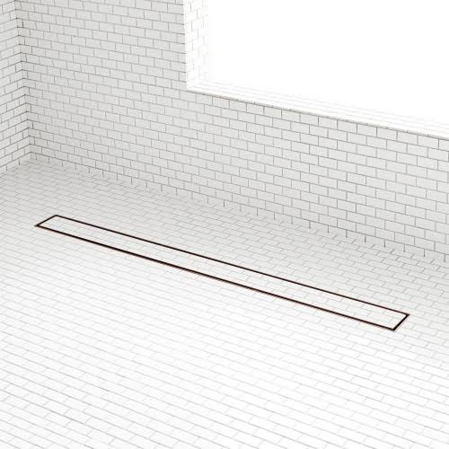 Oil Rubbed Bronze Tile-In Shower Drain with Drain Flange N786911
