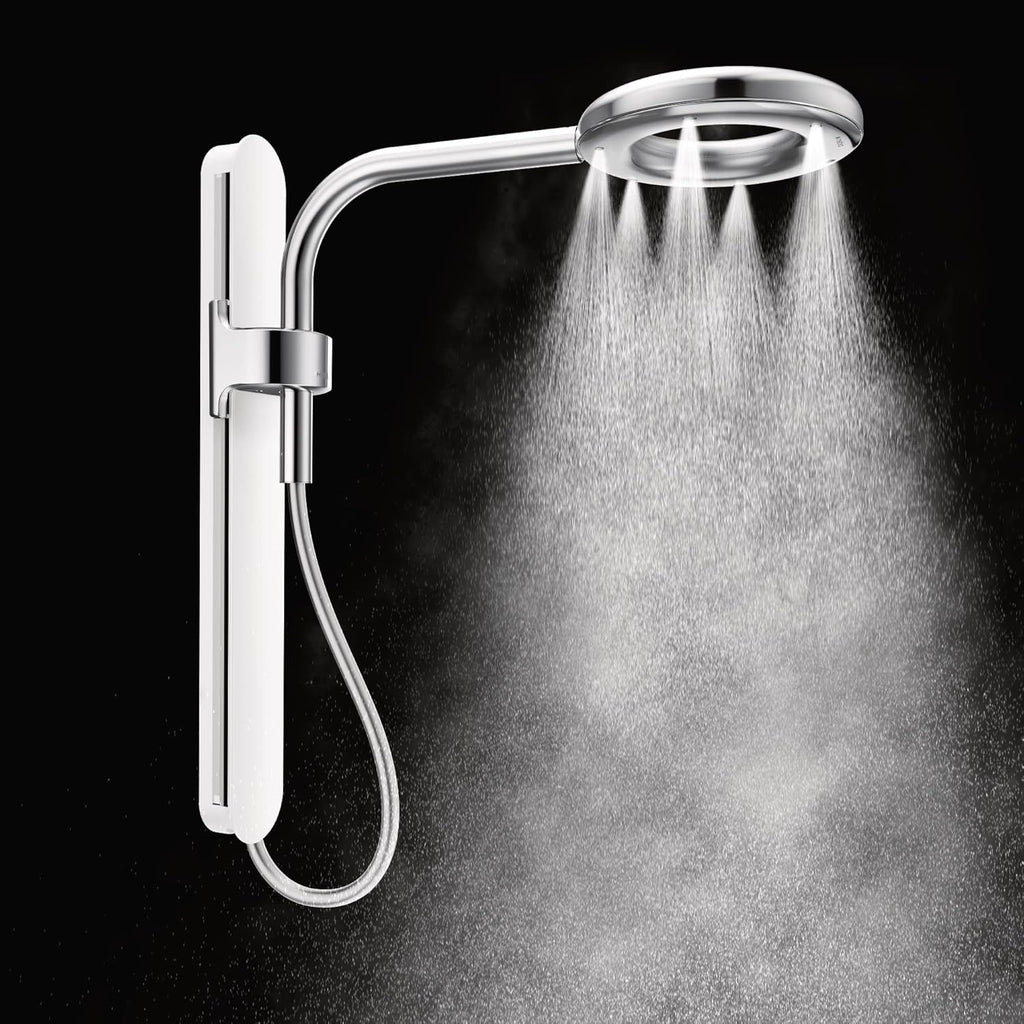 Chrome/White Rainshower Shower N799