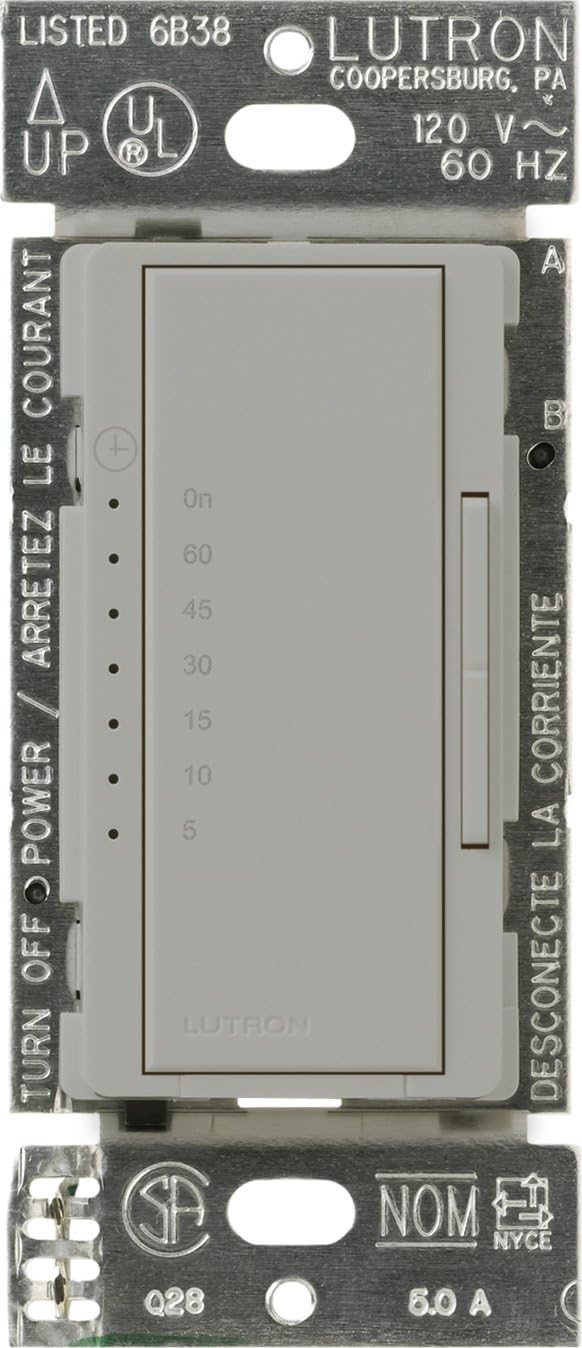 White Countdown Timer Switch for Halogen and Incandescent Bulbs R477371