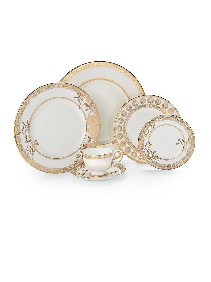 Golden Leaves Salad Plate M230195