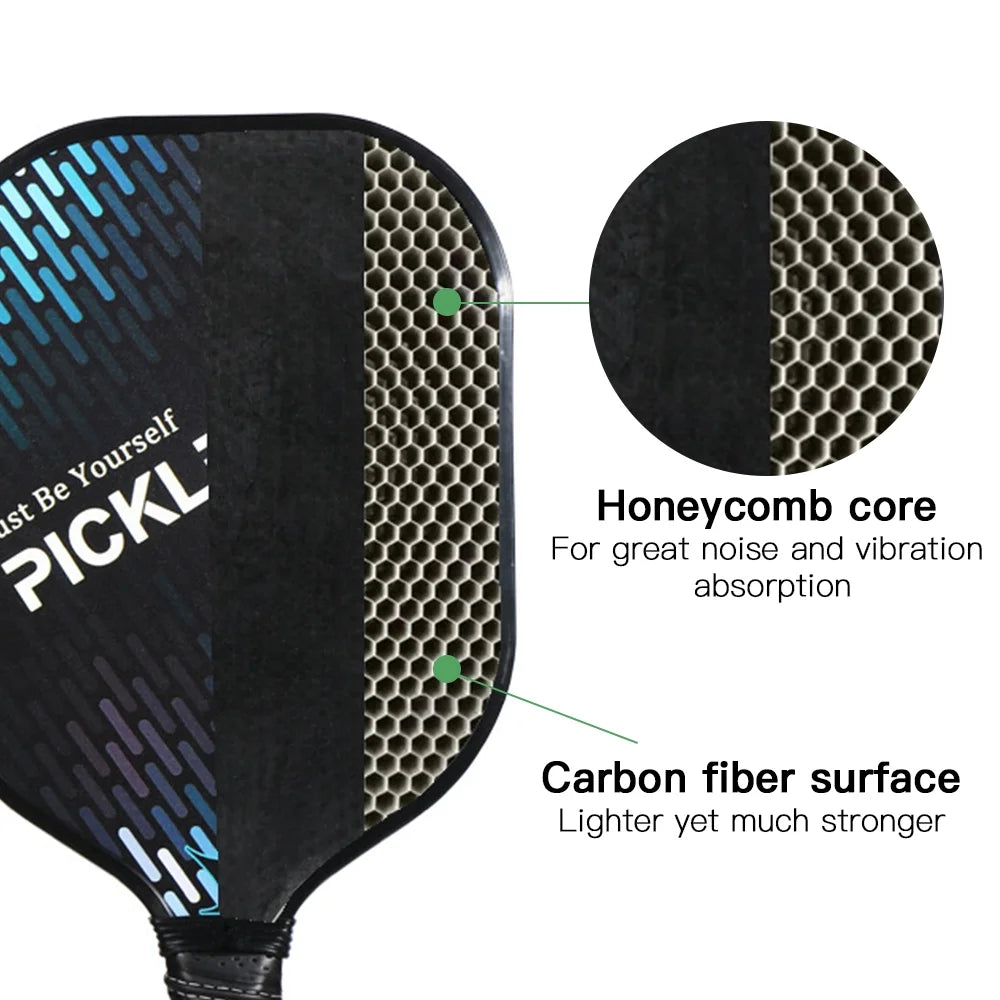Carbon Fiber Pickleball Paddle and Ball Set M134272