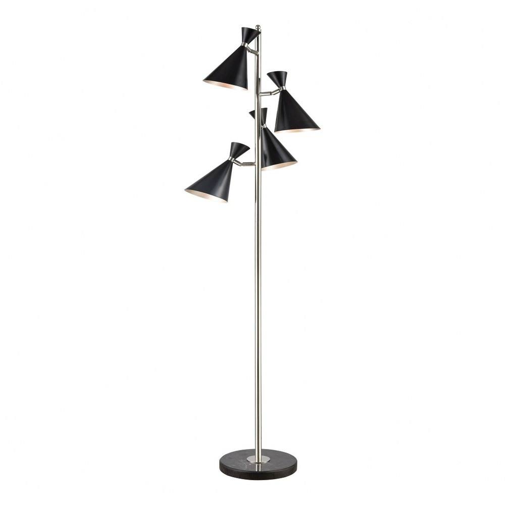 Metal 4 Light Floor Lamp V48903