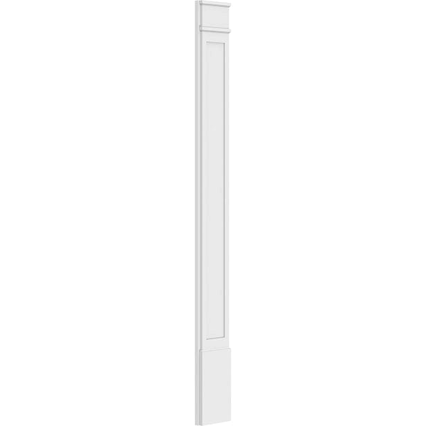 10x22W x 96x22H Flat Panel PVC Pilaster (Pair) C2081