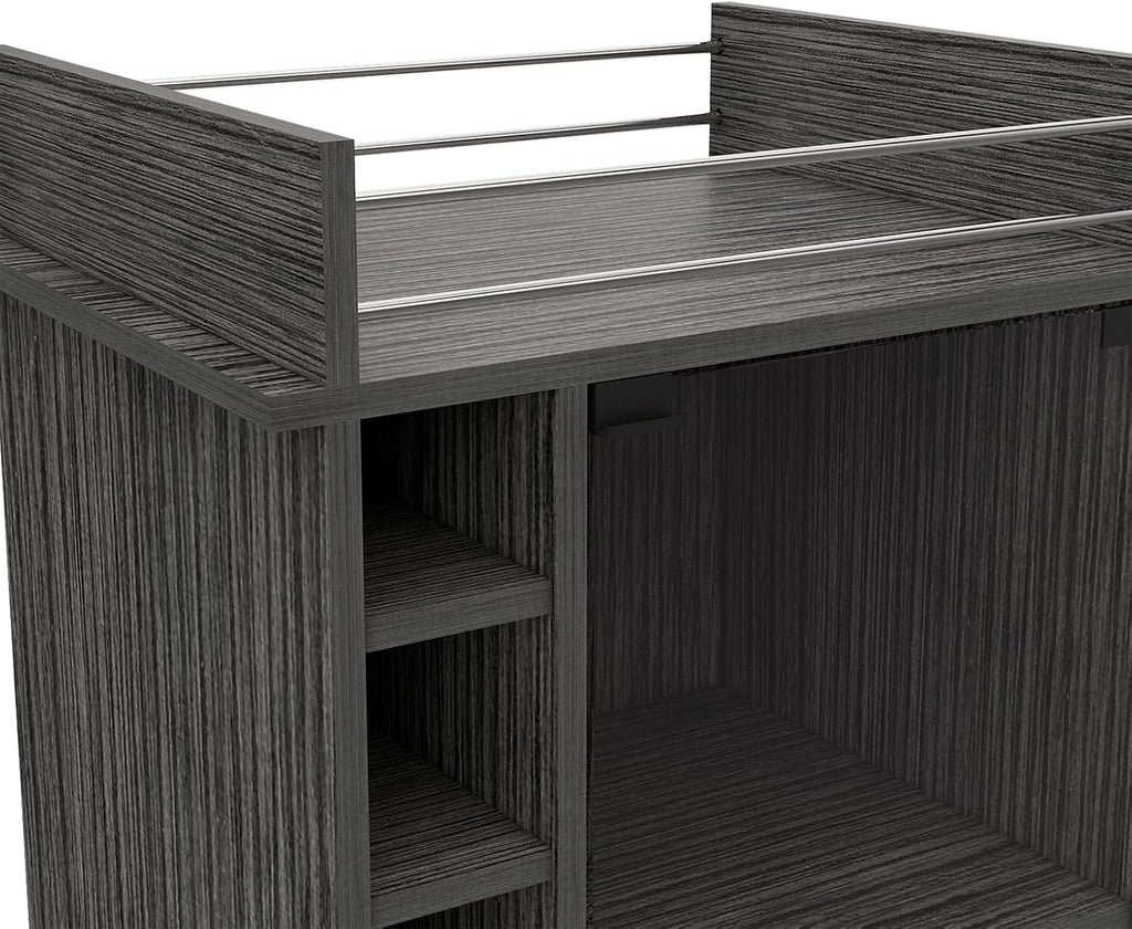Smoky Oak Bar Cart J971619