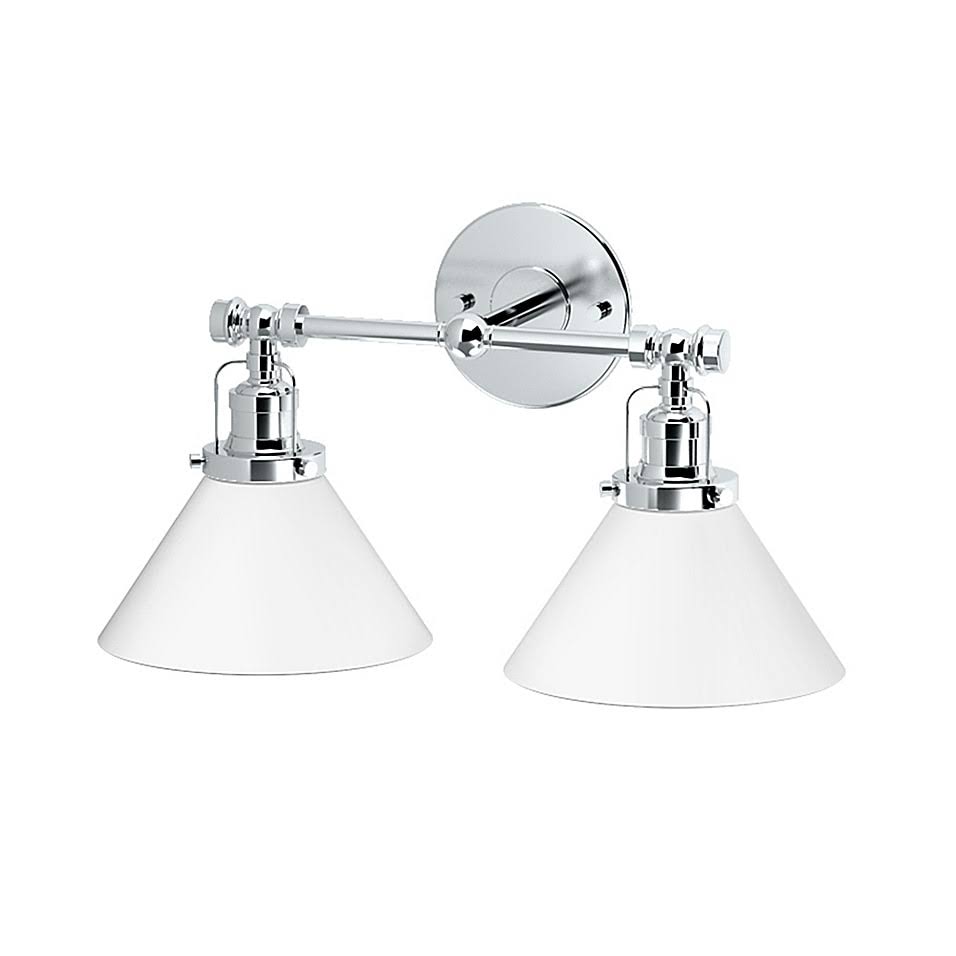 Chrome Double Sconce V4264