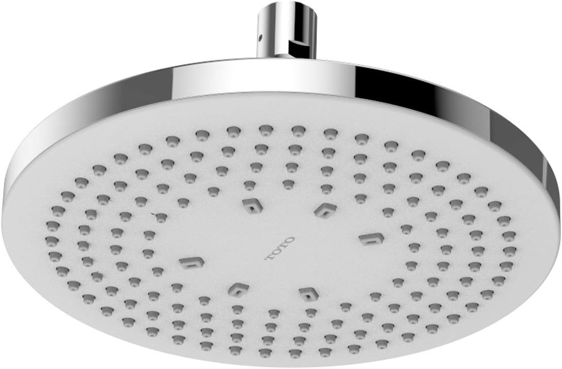 Brushed Nickel Round Single Spray Showerhead A166971