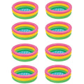 Sunset Glow Soft Inflatable Baby/Kids Swimming Pool (8 Pack) R158