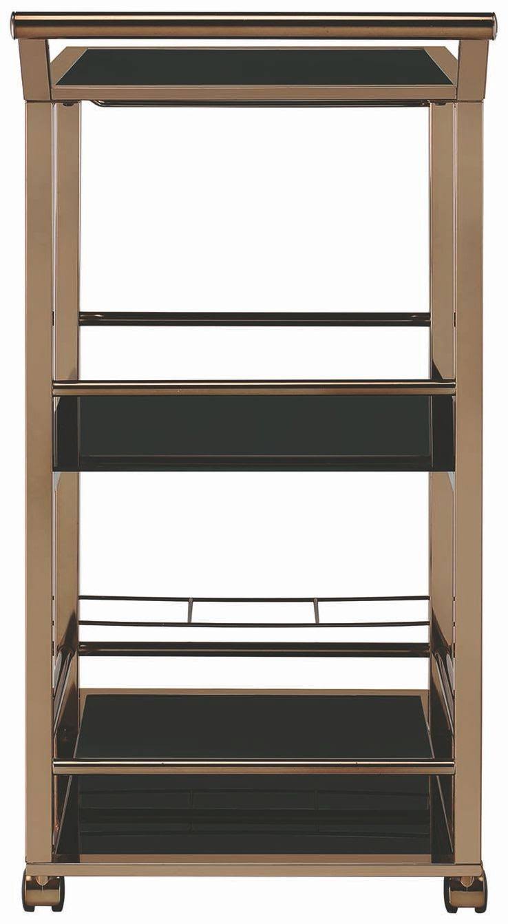 Black Serving Cart D503