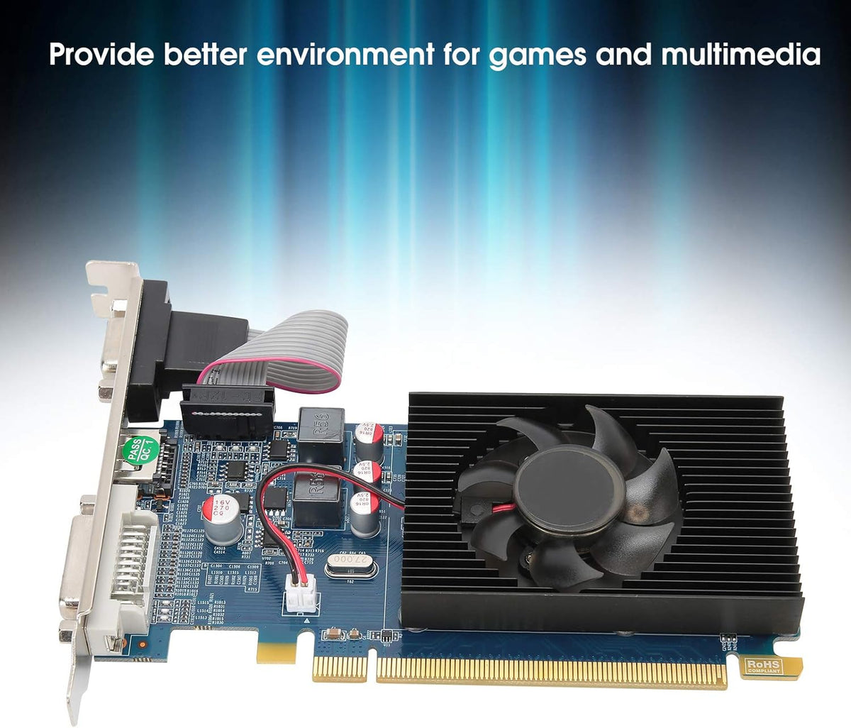 HD6450 2G 64bit DDR3 Graphics Card with PCI Express 3.0 Slot K778