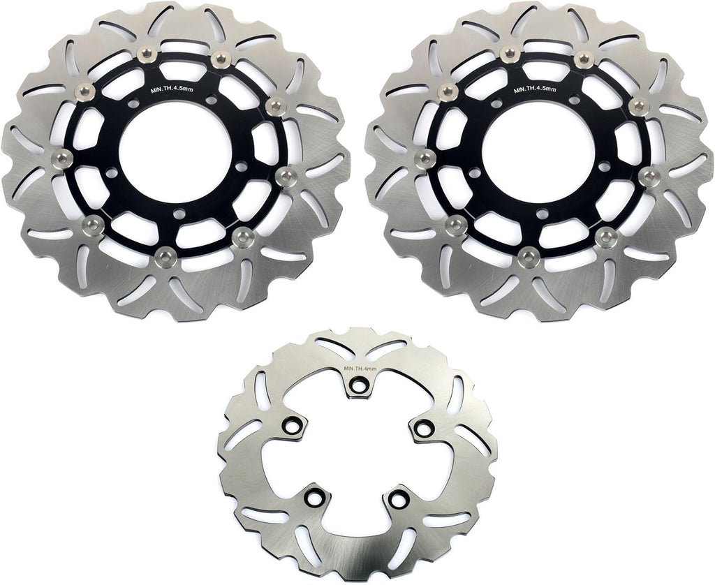 Front Rear Brake Disc Rotor Brake Pads for Suzuki GSXR1000 2007 2008 GSXR600 GSXR750 06 07 R583