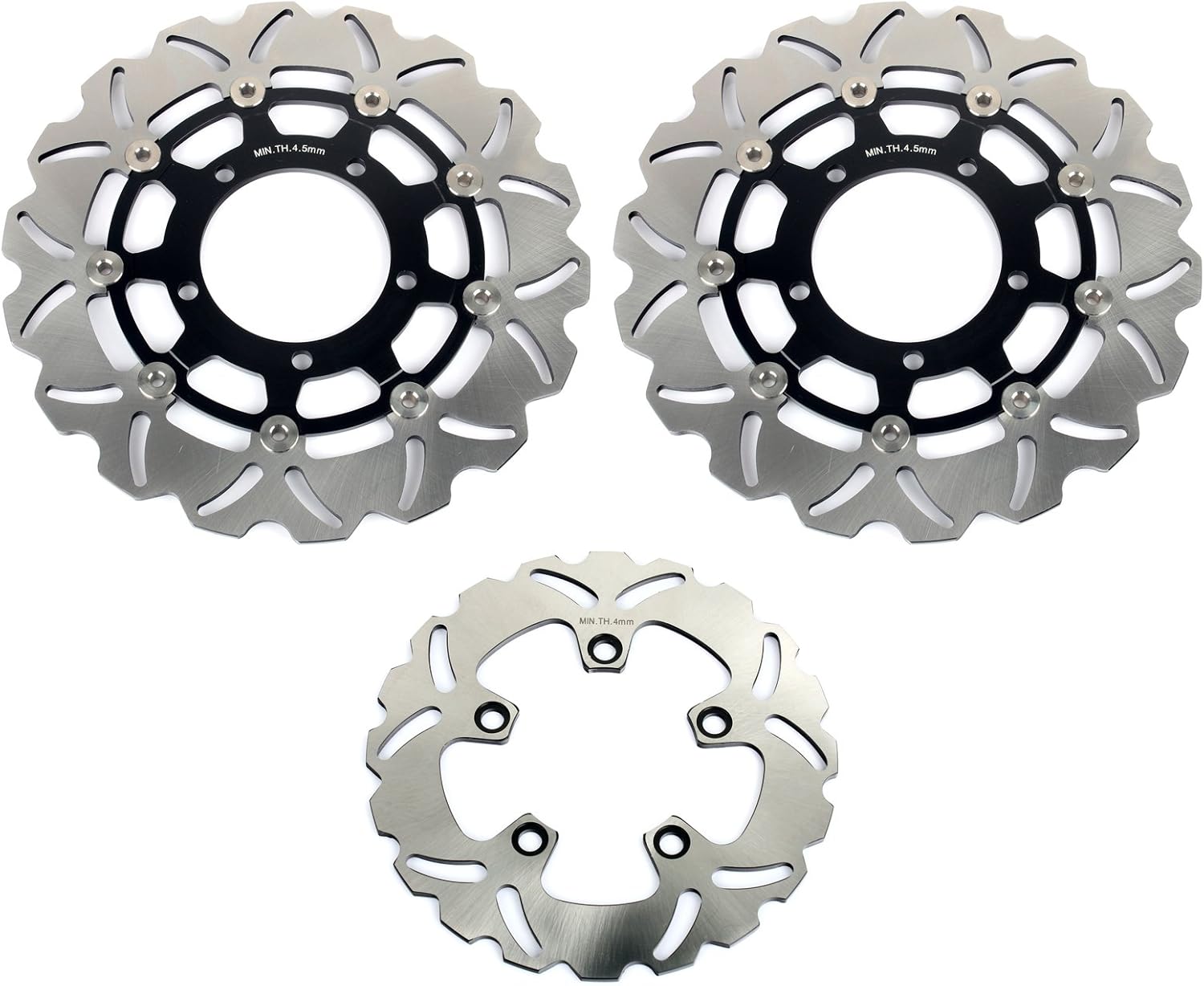 Front Rear Brake Disc Rotor Brake Pads for Suzuki GSXR1000 2007 2008 GSXR600 GSXR750 06 07 R583