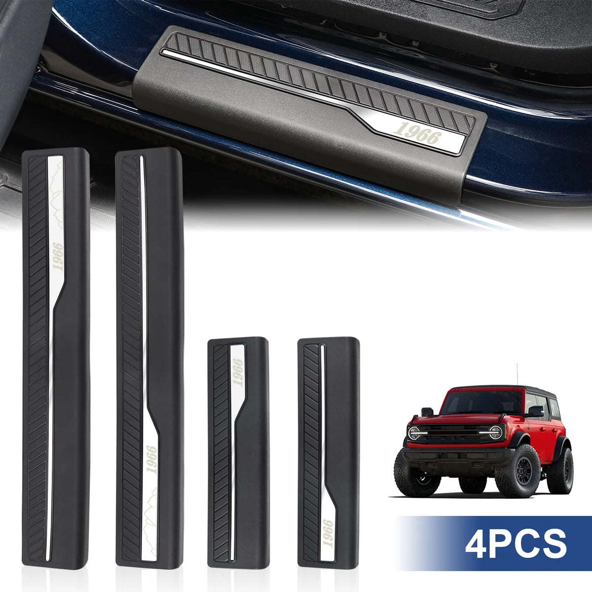 Door Sill Guards Car Door Sill Edge Protector Entry Guards Trim Threshold Protector K806