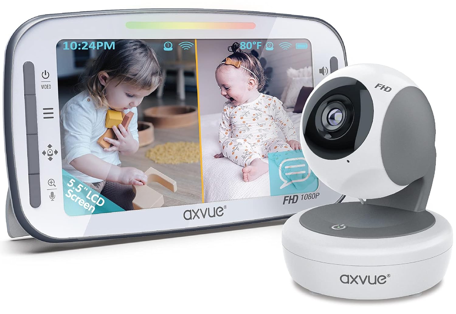 1080P 5.5 FHD Display Video Baby Monitor O120