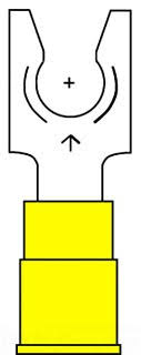 Vinyl Insulated Locking Fork, Stud Size 1/4 E554