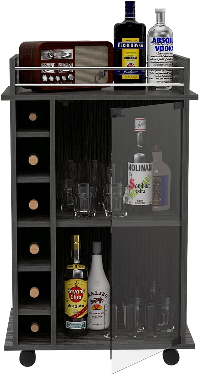 Smoky Oak Bar Cart J971619