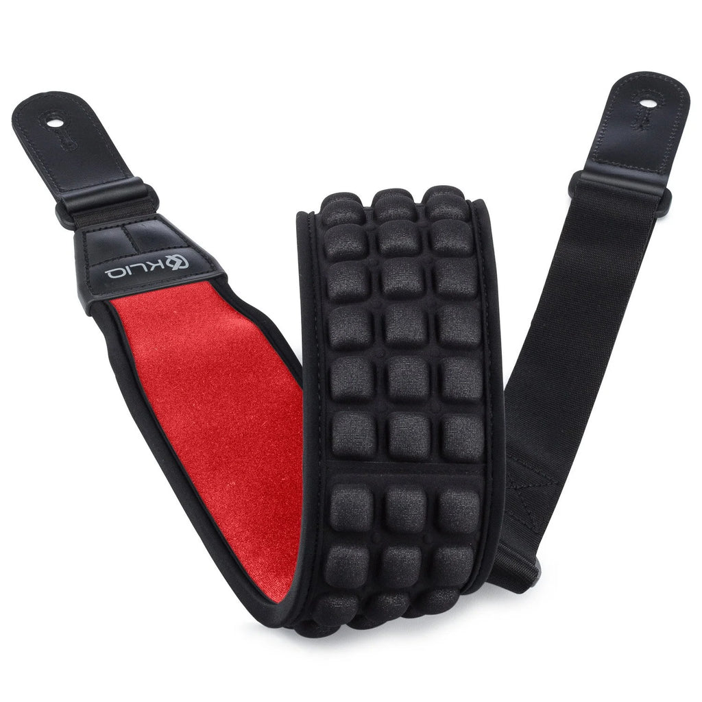 Black Neoprene Guitar Strap V8172