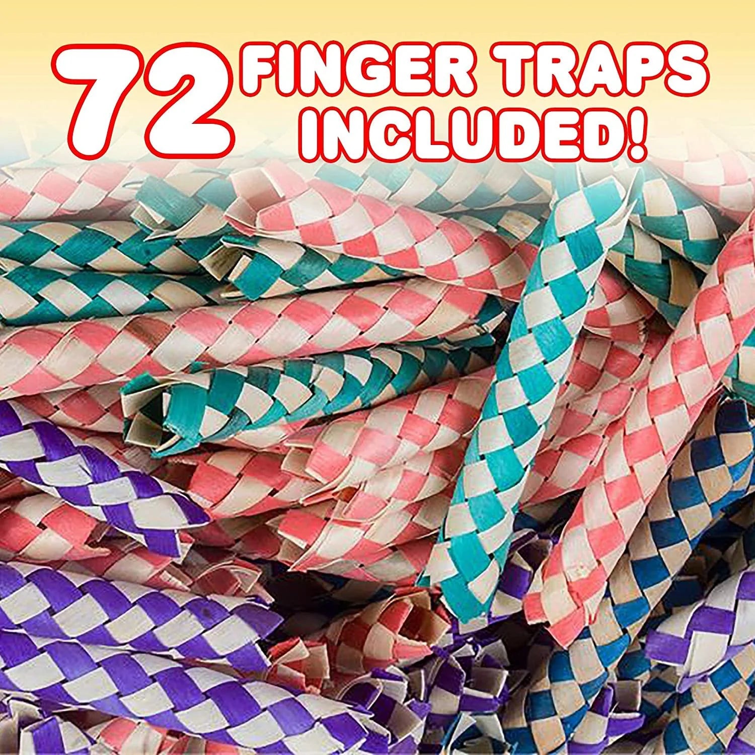 72 Pack Chinese Bamboo Finger Traps U527