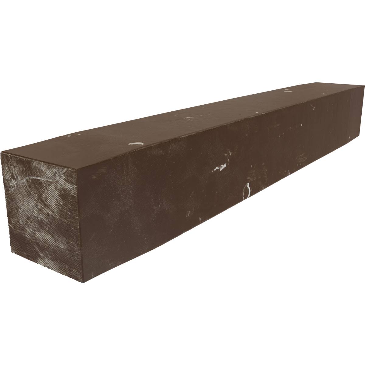 Knotty Pine Faux Wood Fireplace Mantel, Vintage Mahogany R236011