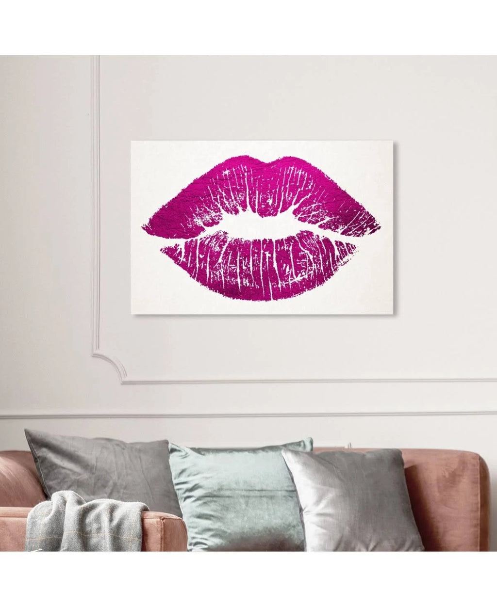Pink Canvas Art D610043