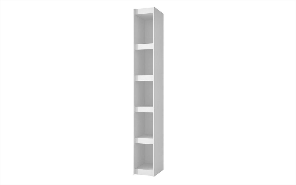 White 5 Shelves Bookcase I2018