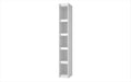 White 5 Shelves Bookcase I2018