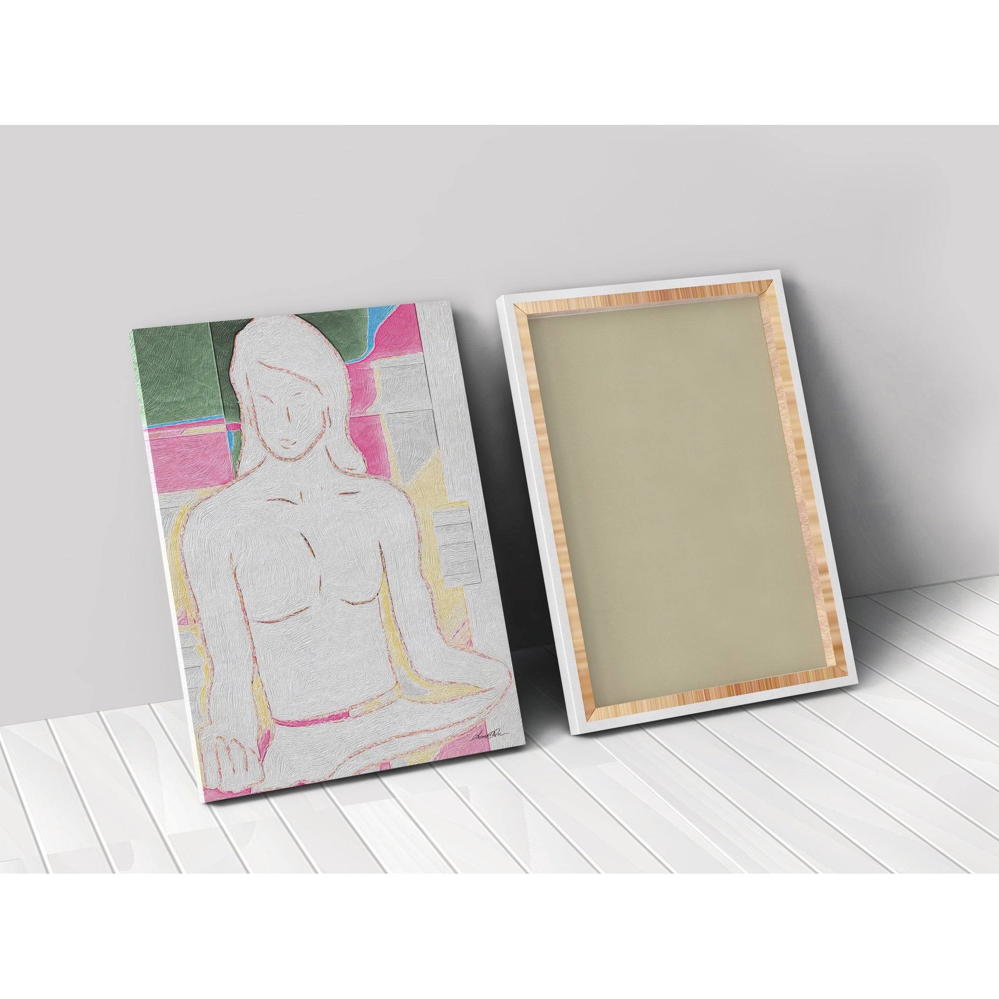 Multi-Color Stretched Canvas A732
