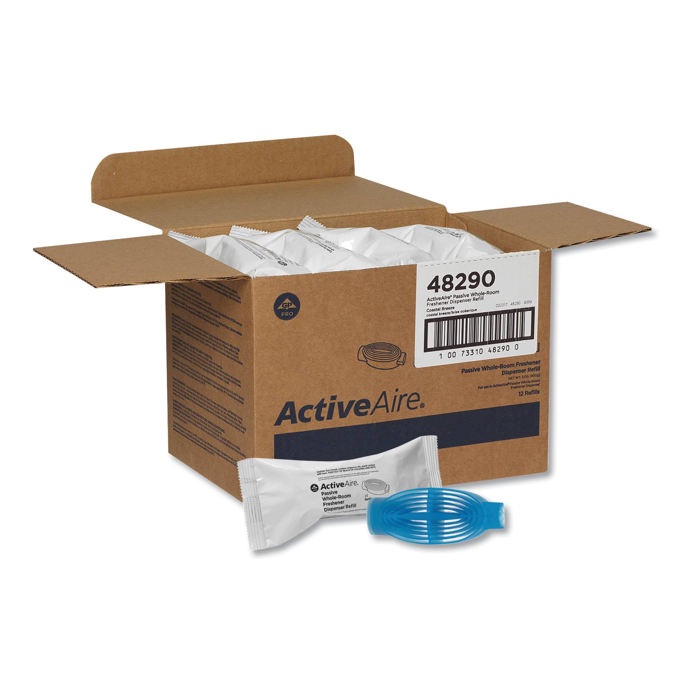 Coastal Breeze Gel Freshener, 12/Carton A58811