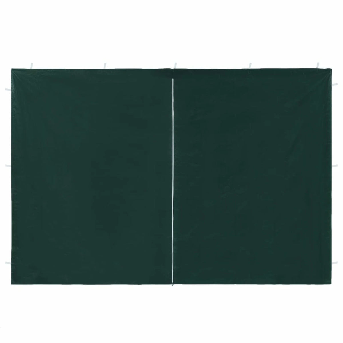 Green PE Party Tent Sidewall 2 pcs with Zipper B83653
