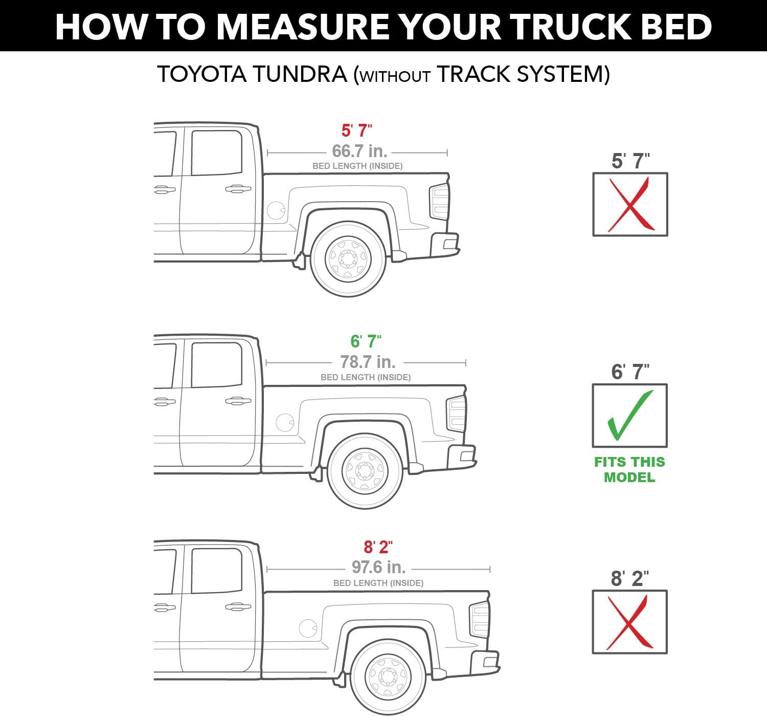 Soft Tri-Fold Truck Bed Tonneau Cover P372780