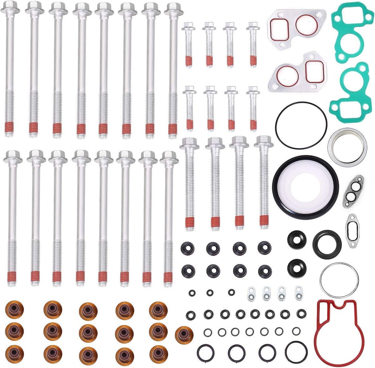 Cylinder Head Gasket Set with Head Bolts Compatible 4.8L 5.3L O990