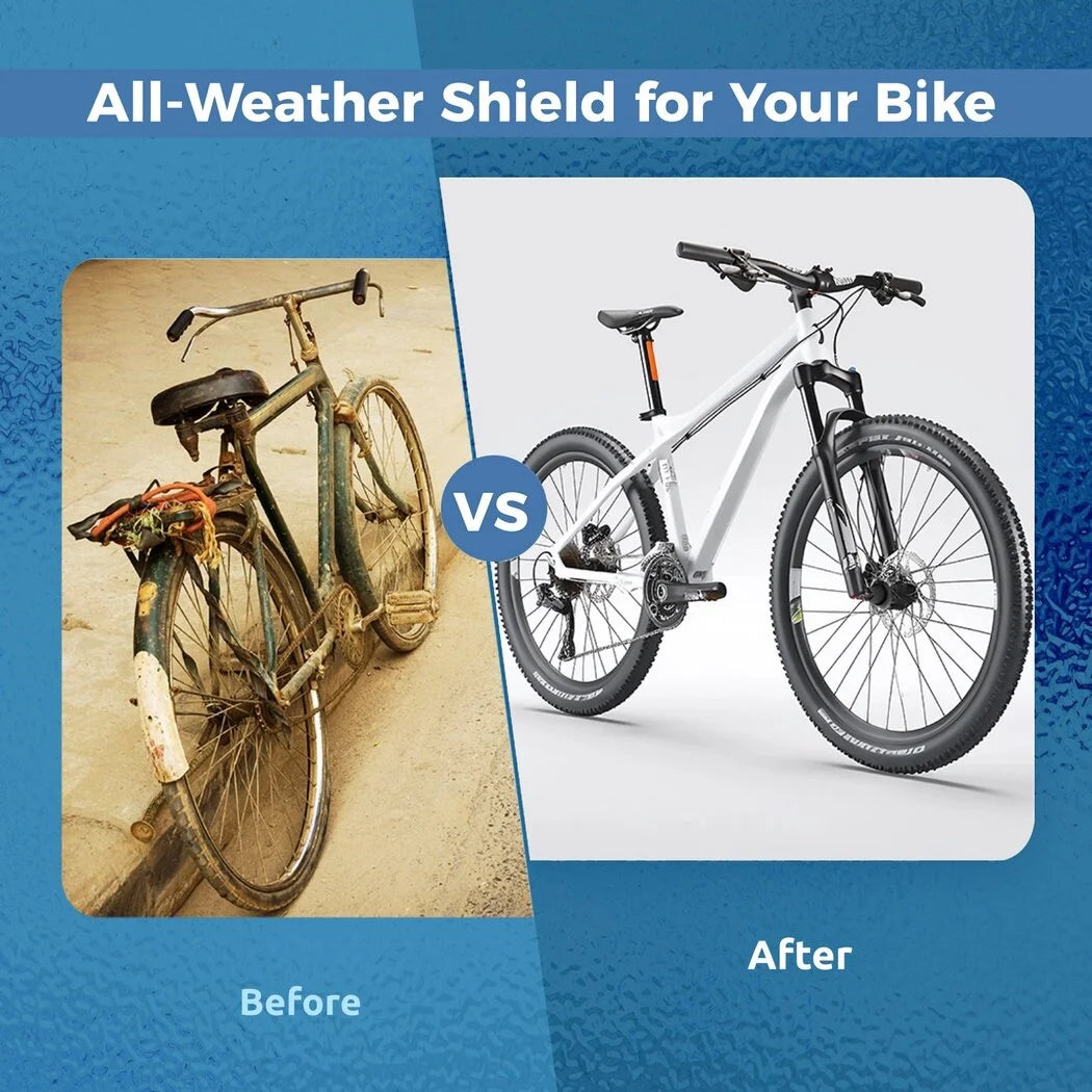Waterproof 210D Oxford Fabric Bicycle Cover with Windproof Buckles L409863